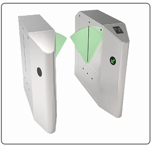flap barrier turnstile زجاج مترو